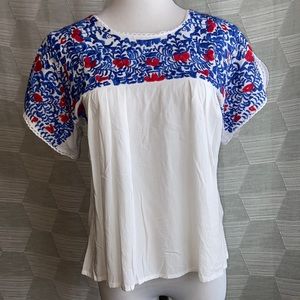 Embroidered top